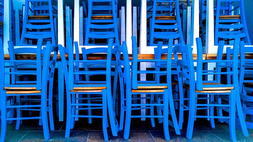 Nachsaison in blau von Orangefield-images