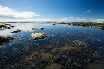 Island - Kristallklares, reines Meerwasser am Strand von Blonduos von adventure-photos