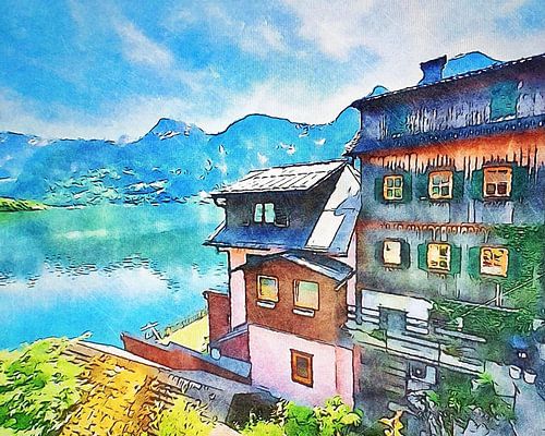 Hallstatt, Salzkammergut, Motief 3