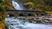 Waterfall Latefossen, Norway
