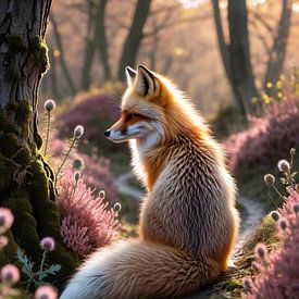 Fuchs im Herbstlicht von Trinkets NL ✪ Design Studio