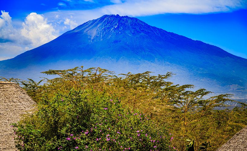 Mount Meru in Tanzania van René Holtslag