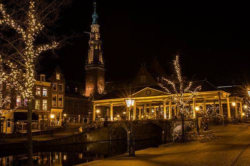 Koornbrug en Stadhuis Leiden