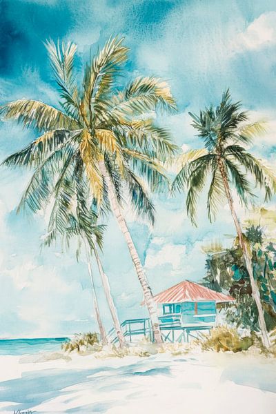 Tropisches Paradies von Poster Art Shop