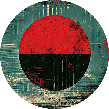 Bauhaus Japandi Abstract | Modern abstract van Kunst Kriebels