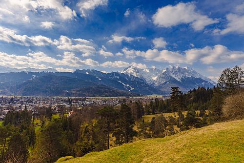 Uitzicht op Garmisch