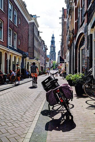 Jordaan Westerkerk Amsterdam Nederland