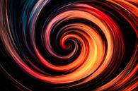 Colourful abstract swirl shape by Imperial Art House thumbnail