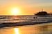 Sonne am Santa Monica Pier von Robert Styppa