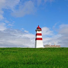 Vuurtoren Alnes (Ålesund Noorwegen) van Marc Smits