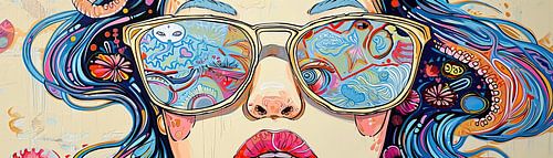 Colourful glasses