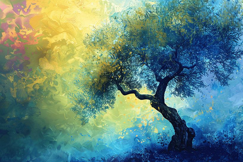 Kleurrijke Abstracte Boom van Art & Soul Creations