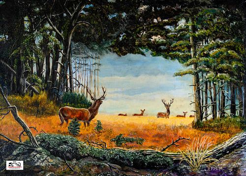 Herten in de bronstijd