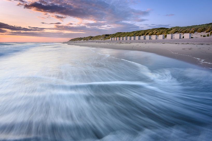 Chalets sur la plage de Westenschouwen par Ellen van den Doel
