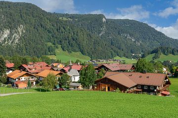 Kornau bij Oberstdorf in de Allgäu van Peter Eckert