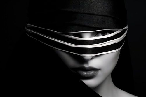 Elegant portret van een vrouw