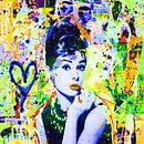Audrey Hepburn "Menschen von Kathleen Artist Fine Art Miniaturansicht
