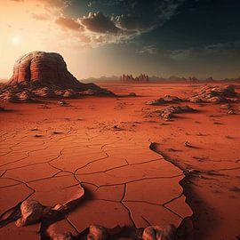 Crimson loneliness by Vythryd Arts