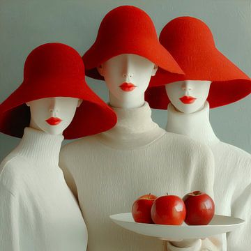 Dreifach-Hüte von Harry Hadders Design