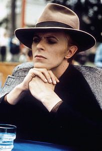 David Bowie dans L'homme qui est tombé sur terre sur Bridgeman Images