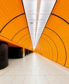 Metrostation Marienplatz in München van Dieter Meyrl