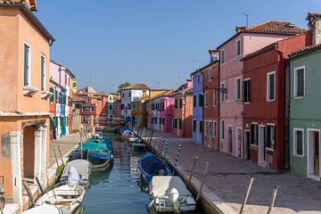 Kleurrijke straatje in Burano