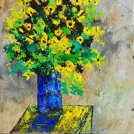 Gele bloemen van pol ledent