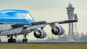KLM Boeing 747-400M Passagierflugzeug.