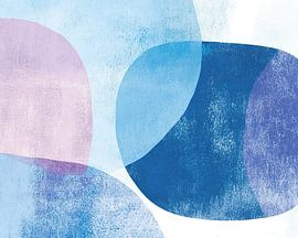 Circle Art | Abstract Purple Shapes sur Collection Moderne