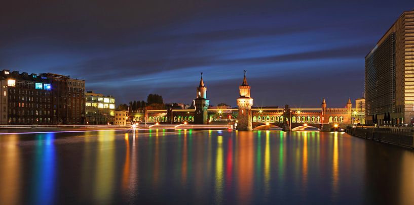 Berlin Oberbaumbrücke von Frank Herrmann