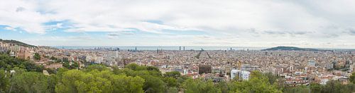 Panorama de Barcelone depuis le Tibidabo