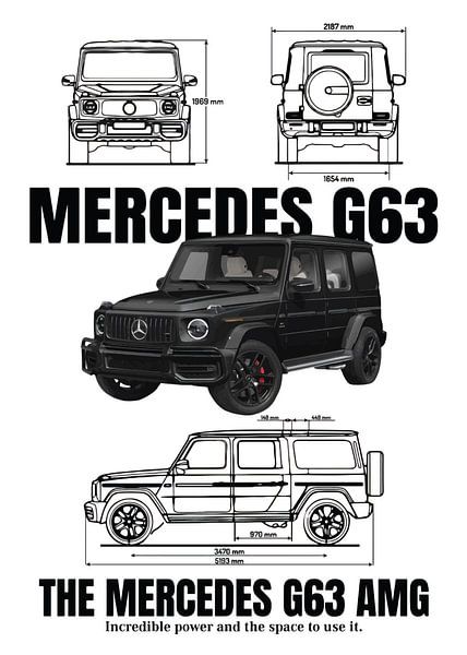 Mercedes G63: Blaupause für technische Exzellenz von PublicArt77