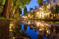 Avond in Utrecht Oudegracht, Vollersbrug en Twijnstraat aan de Werf van Russcher Tekst & Beeld thumbnail