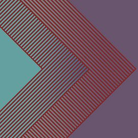 Abstrakte Retro Geometrie von FRESH Fine Art