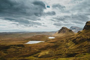 Schottland mit bedrohlichem Himmel auf der Isle of Skye von Sander Wehkamp