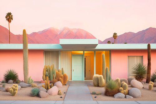 Mid-eeuwse sferen in Palm Springs