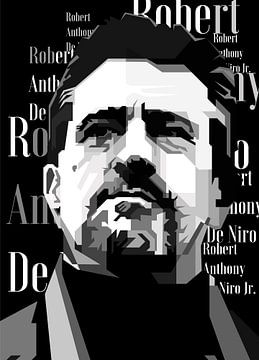 Robert De Niro Porträt von Fariza Abdurrazaq