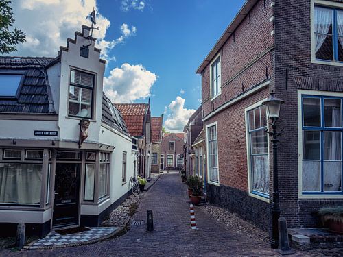 Village street in Enkhuizen