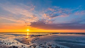 Sonnenuntergang am Noordkaap, Groningen
