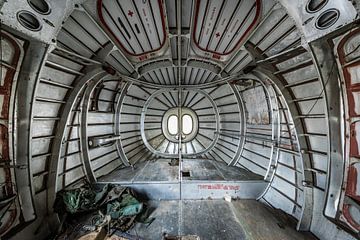 Old abandoned transport plane by Inge van den Brande