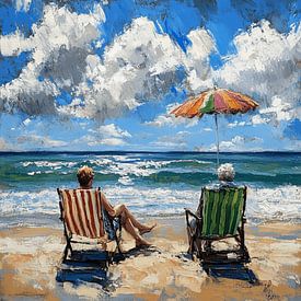beach couple van CanvasbyCaro