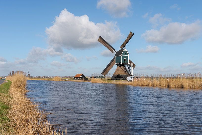 The windmill in Groot-Ammers by Beeldbank Alblasserwaard