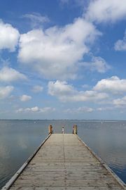 Bathing jetty in Husum by Peter Eckert