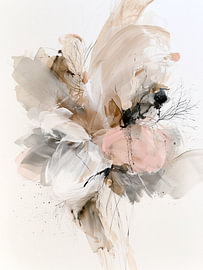 Abstraction minimaliste, douce et neutre sur IamHomeStudio