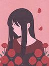 Rose red van Hilde Remerie Photography and digital art thumbnail