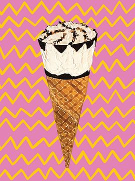 Cornetto Roze van Alice Straker