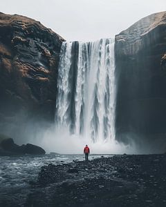 Wasserfall in Island