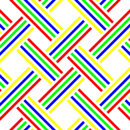 No Crossing | CutOut | S=4 | Color=4 | RGBY | Center=Red
