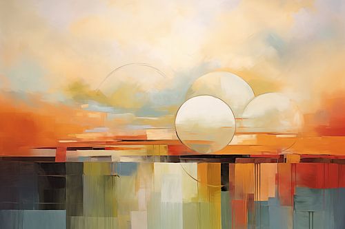 Abstrakte Landschaft von Bert Nijholt