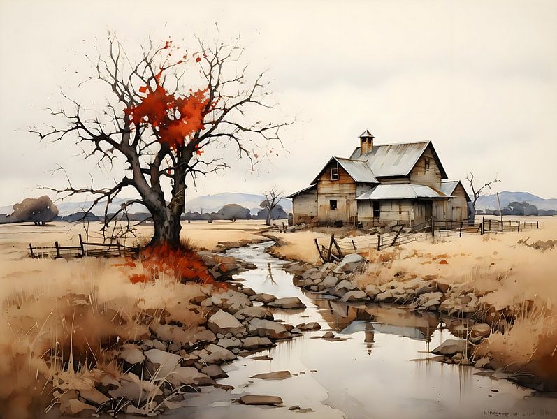 Landscape Sketch by PixelPrestige